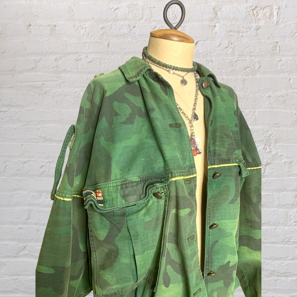 FREE PEOPLE Women's Oversize SLOUCHY MILITARY JACKET